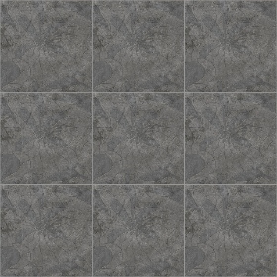 Vintage Grey Tile 3D Model – Charming and Free
