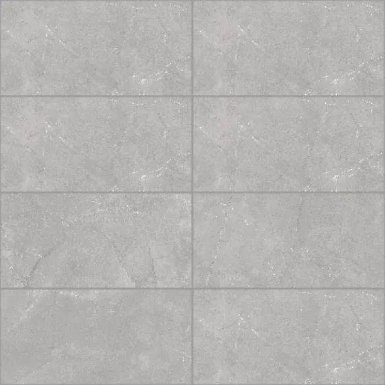 Light grey stone floor tiles with subtle white veining pattern on white background