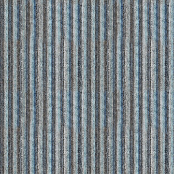 Blue and grey striped fabric texture for curtains on white background