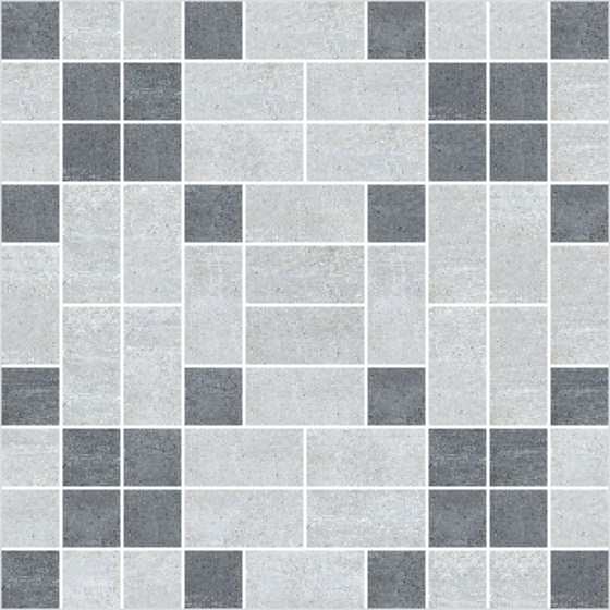 Low Polygon Concrete Brick Wall 3D model